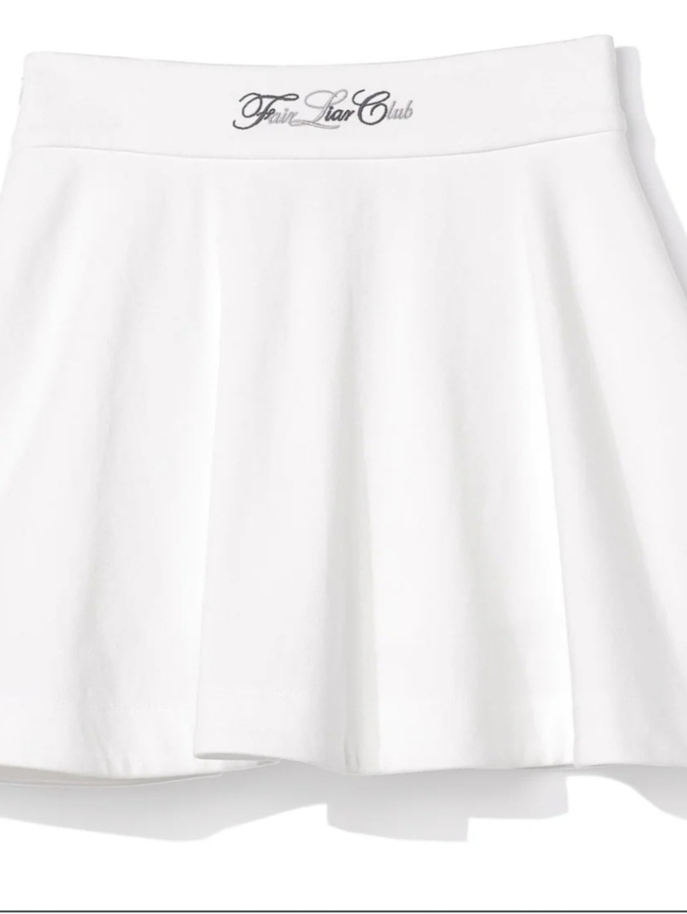 NWT Fairliar FLC Flare Sweatskirt (White)